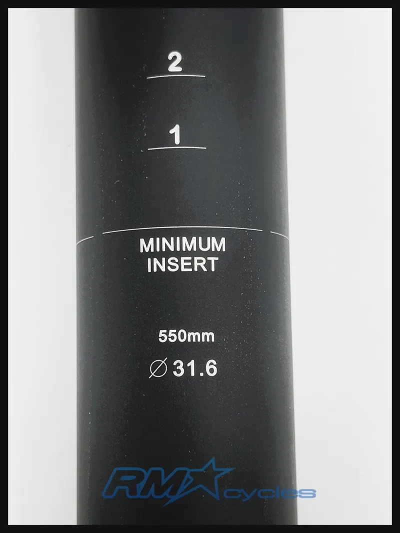 Intense MTB Dropper Seatpost 31.6mm in Black-4