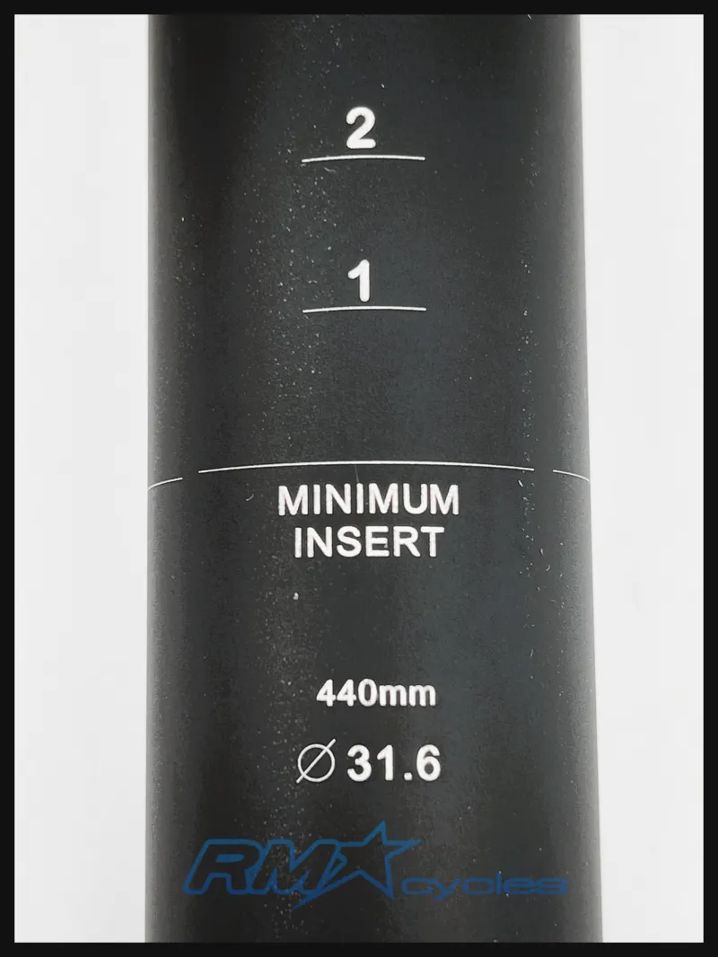 Intense MTB Dropper Seatpost 31.6mm in Black-5