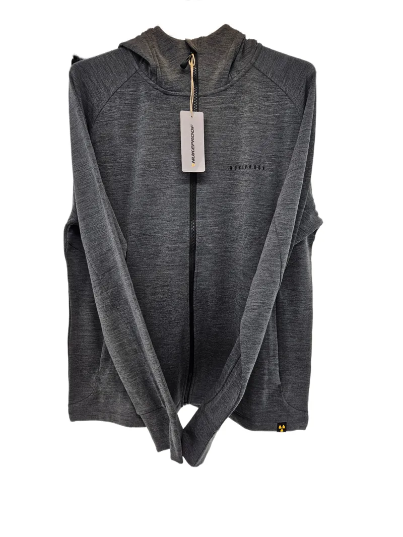 Nukeproof Blackline Merino Hoodie Charcoal Grey Size Large