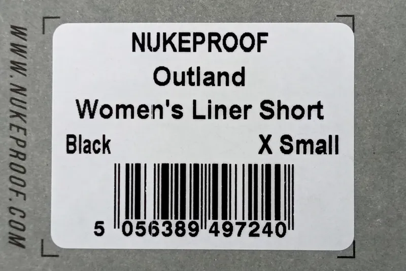 Nukeproof Outland Womens Liner Short Black XS-2