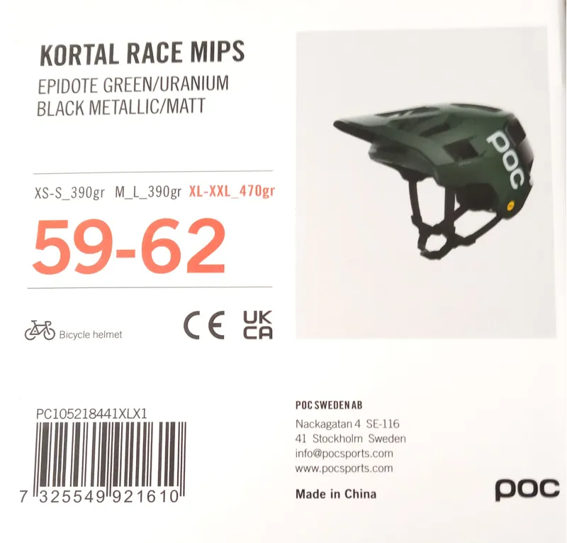POC Kortal Race MIPS Helmet XL Epidote Green Uranium Black-3
