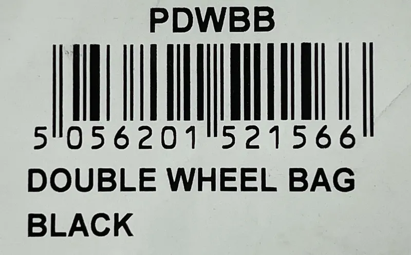 Prime Double Wheel Bag One Size in Black-2