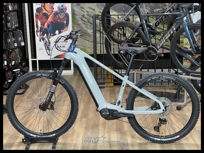 Haibike Alltrack 7 Electric Mountain Bike Urban Grey/White Small 2025-1