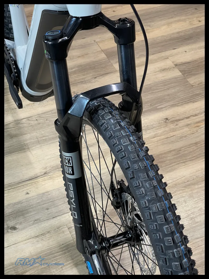 Haibike Alltrack 7 Electric Mountain Bike Urban Grey/White Small 2025-7