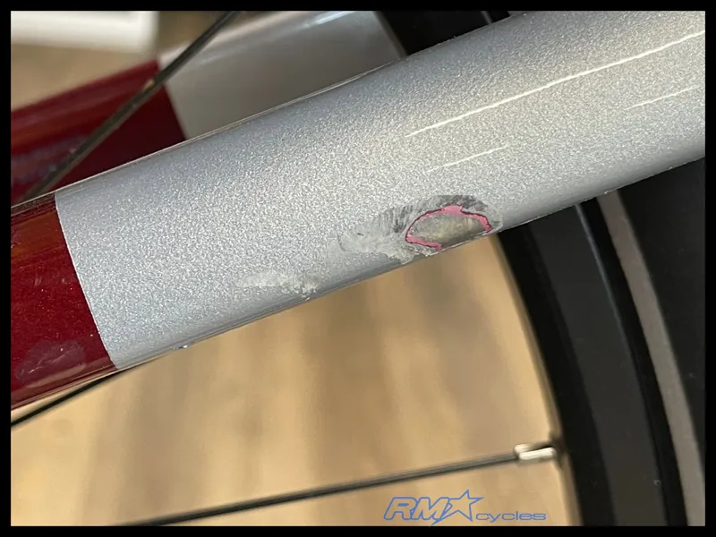 Haibike TREKKING 7 Low Soft Grey Red Small 2025 Ex-Display-11