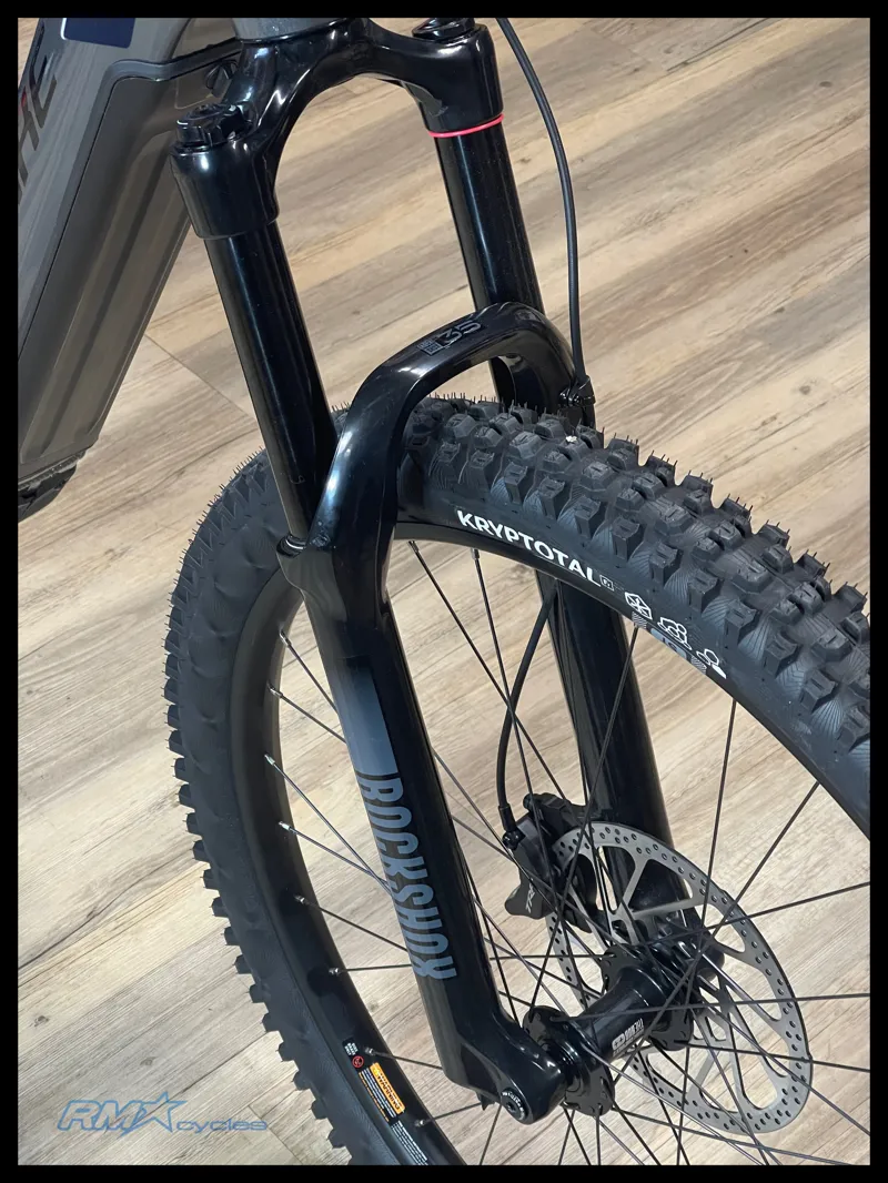 Haibike AllMtn 4 Electric Bike Small in Silver/Red/Black Glossy 2025 Ex-Display-8