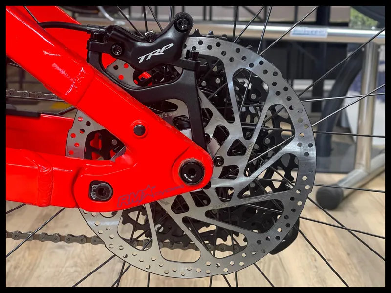 Haibike AllMtn 4 Electric Bike Small in Silver/Red/Black Glossy 2025 Ex-Display-9