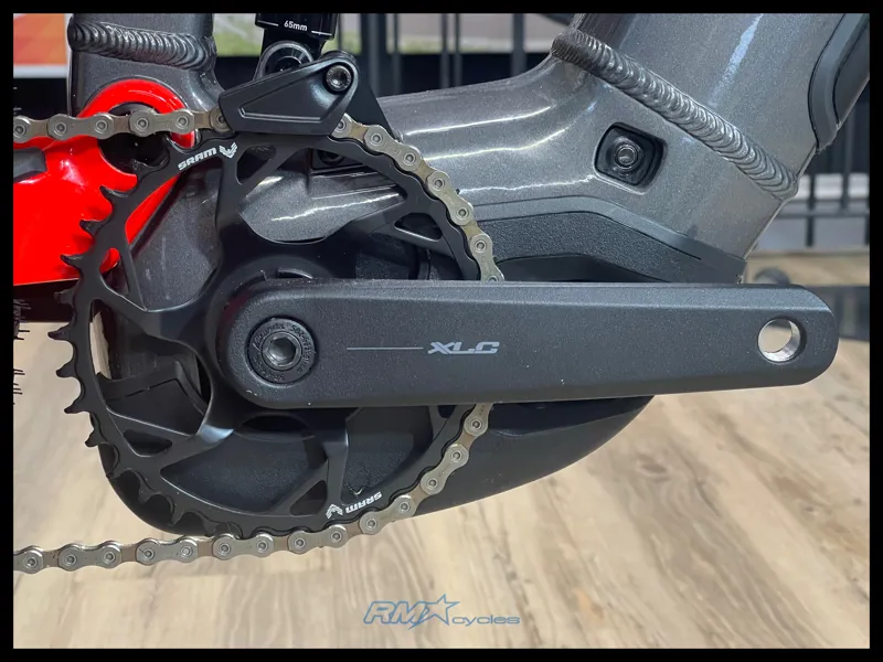 Haibike AllMtn 4 Electric Bike Small in Silver/Red/Black Glossy 2025 Ex-Display-6