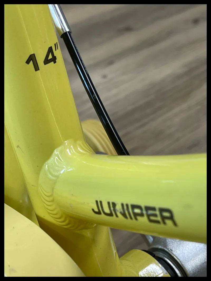 Raleigh Juniper 14 Inch Wheel Kids Bike Mid in Mango 2025 Ex-Display-2