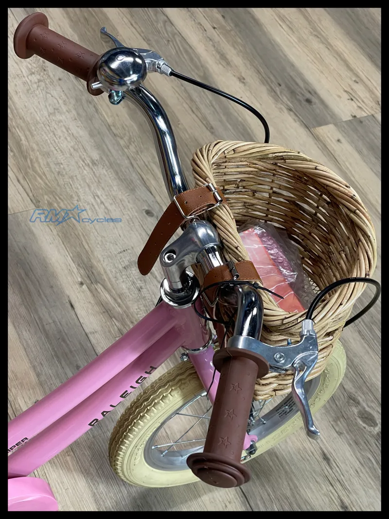 Raleigh Juniper 14 Inch Wheel Kids Bike Mid in Pink 2025 Ex-Display-5