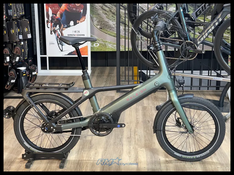 Raleigh Modum Electric Compact City Bike 40/20 Green 2024 Approved Used