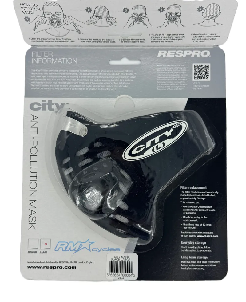 Respro City Mask Black