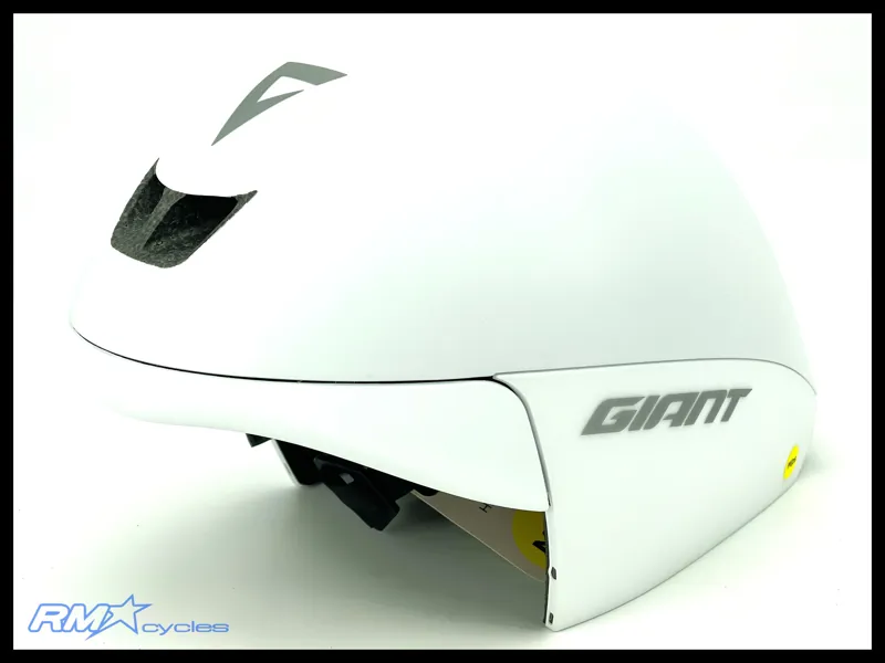 Rivet Mips Time Trail Helmet in White Medium