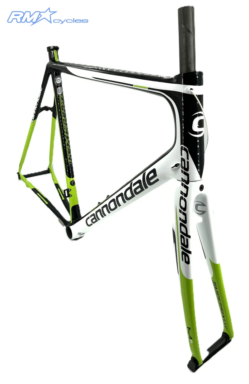 Cannondale Super Six Evo Hi-Mod Frameset Black/white/Green