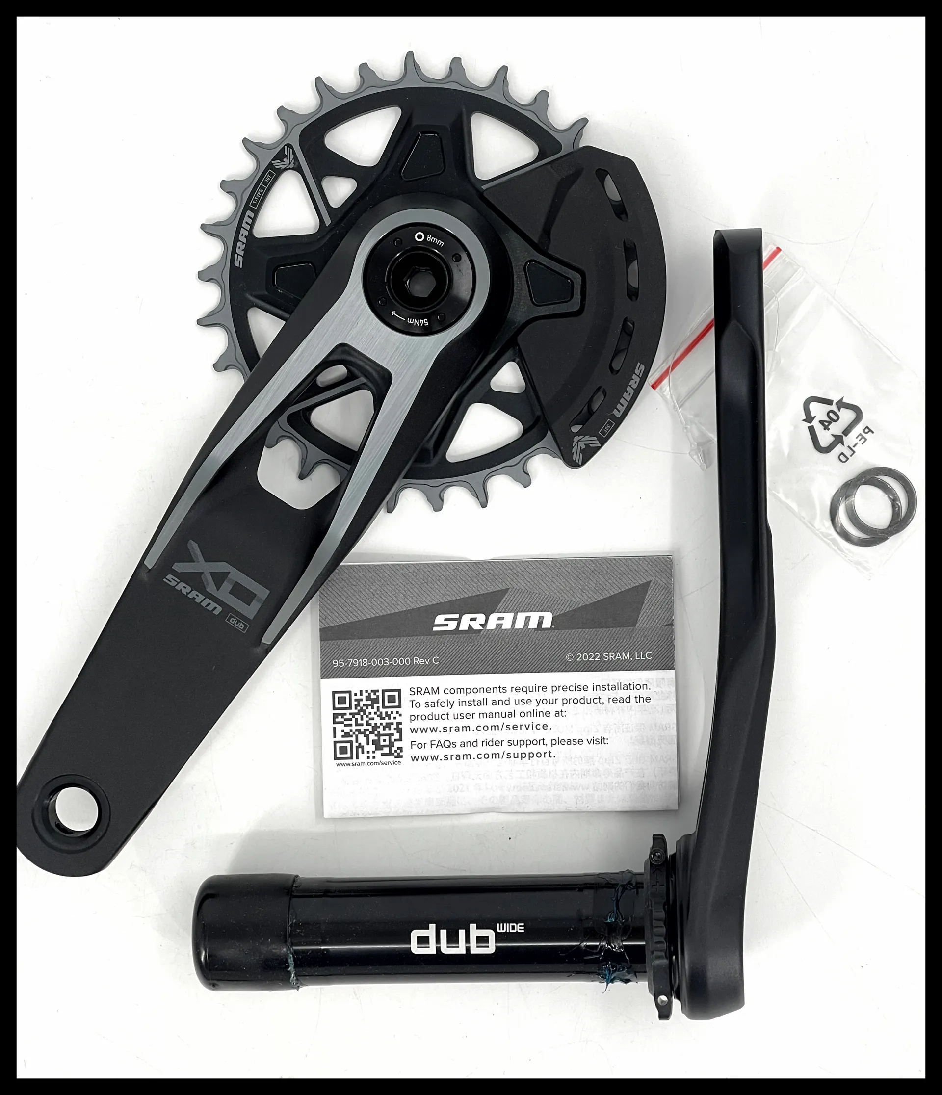 SRAM X0 EAGLE DUB T-TYPE 30t 170mm12S Crankset