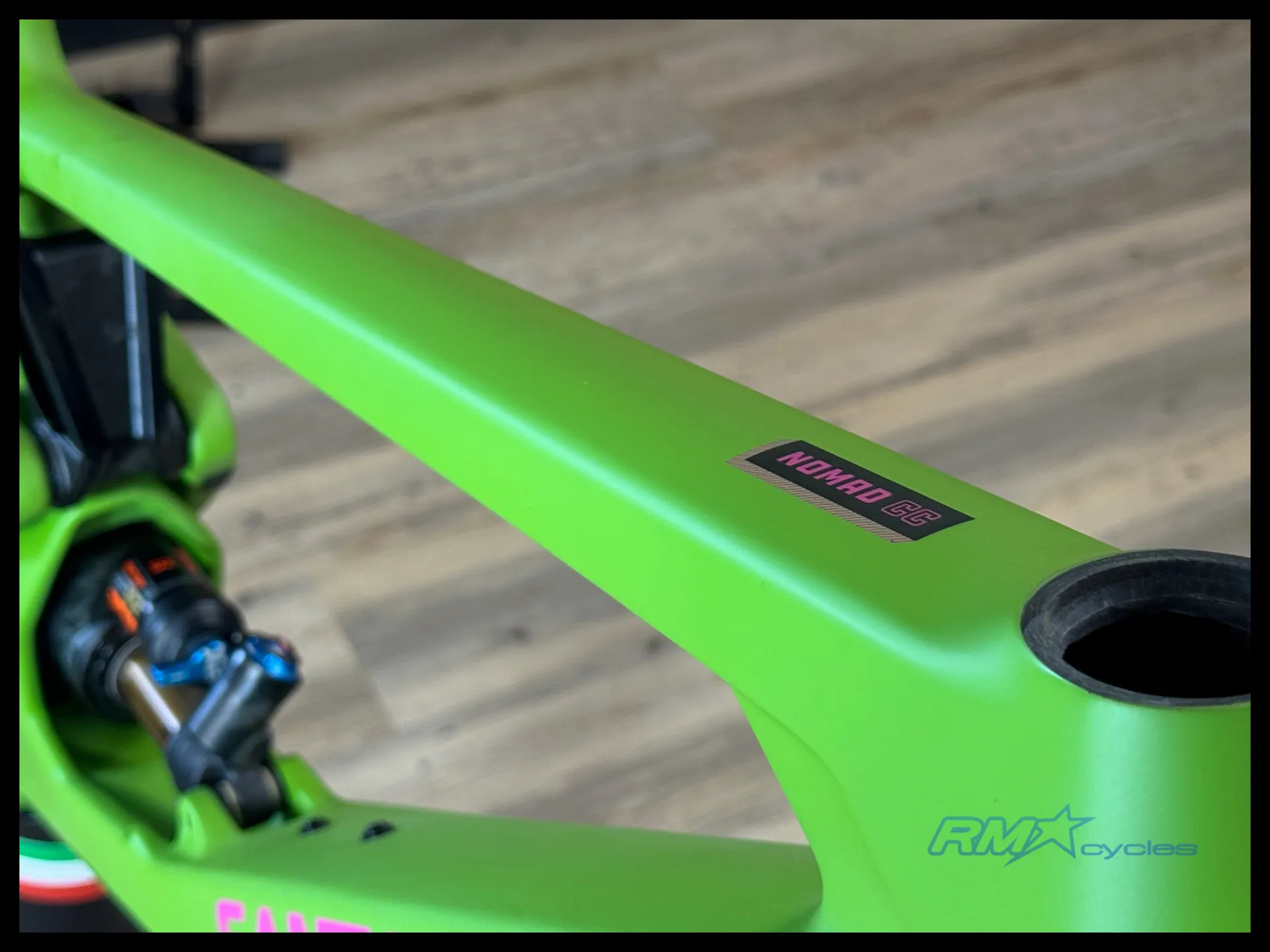 2022 Santa Cruz Nomad Carbon Mountain Bike Frame in Green