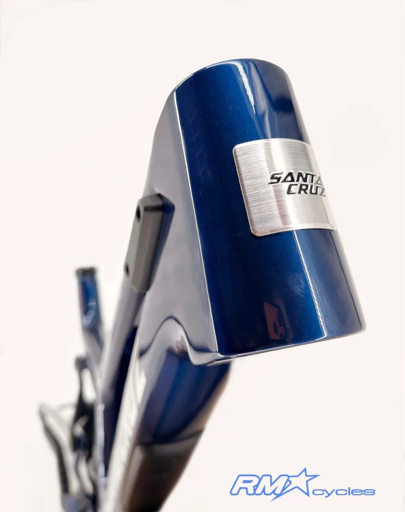 Santa Cruz V10 Carbon CC Frame - Large - Fox DHX2 Factory Coil - Gloss Liquid Blue-3