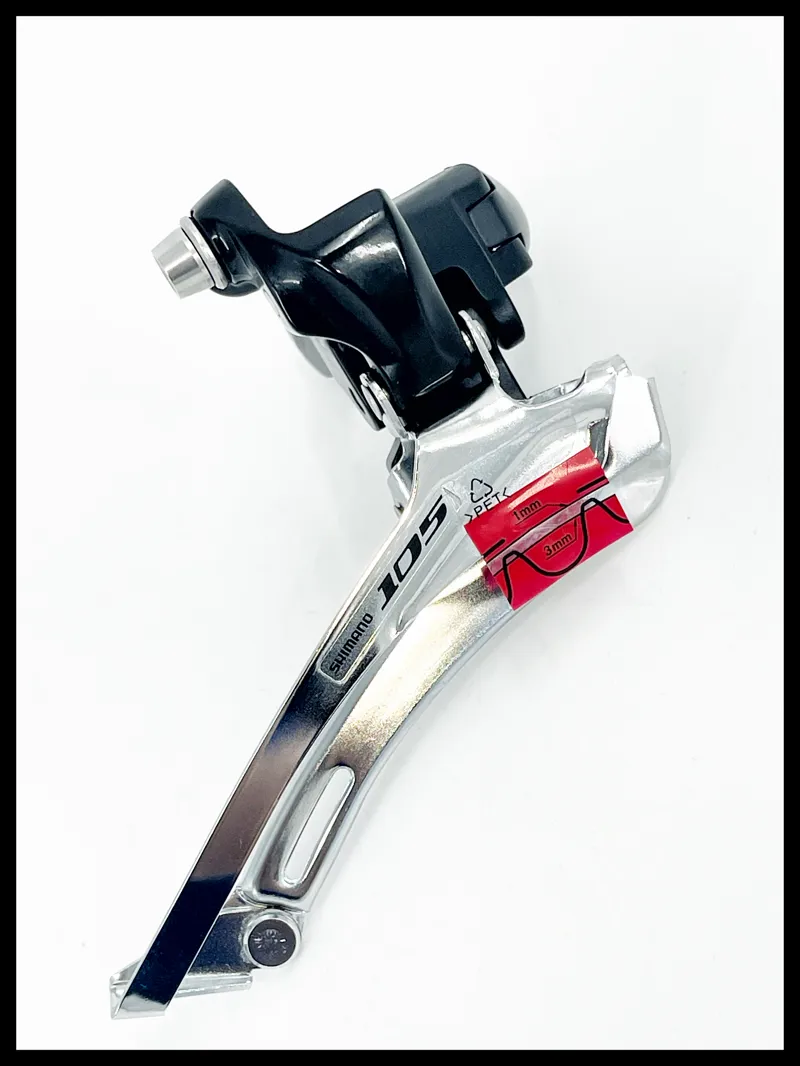 Shimano 105 Front Band On Derailleur Grey Double 10 speed