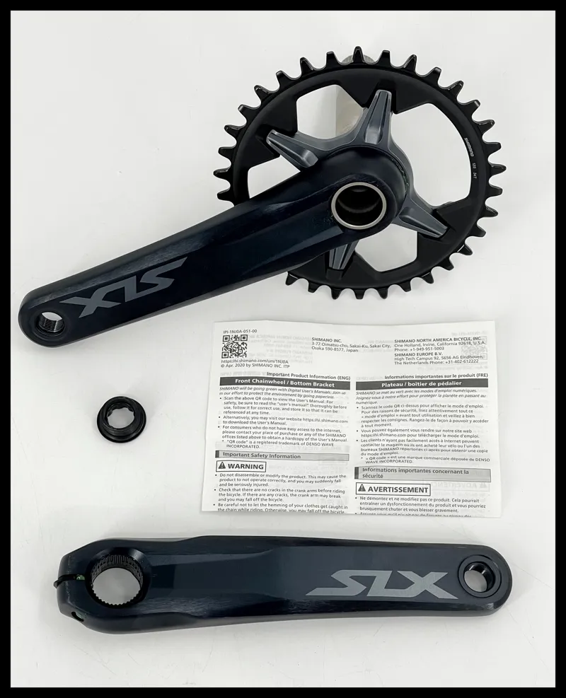 Shimano FC-M7100-1 34t Crankset 175 mm 12S Black incl Chainring-2