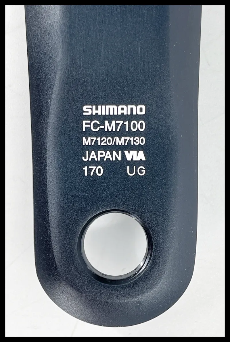 Shimano FC-M7100-1 34t Crankset  170mm 12S Black incl Chainring-4