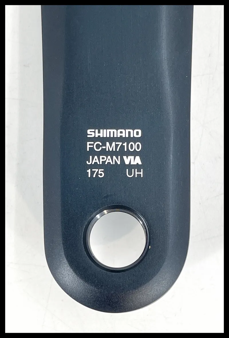 Shimano FC-M7100-1 34t Crankset 175 mm 12S Black incl Chainring-4