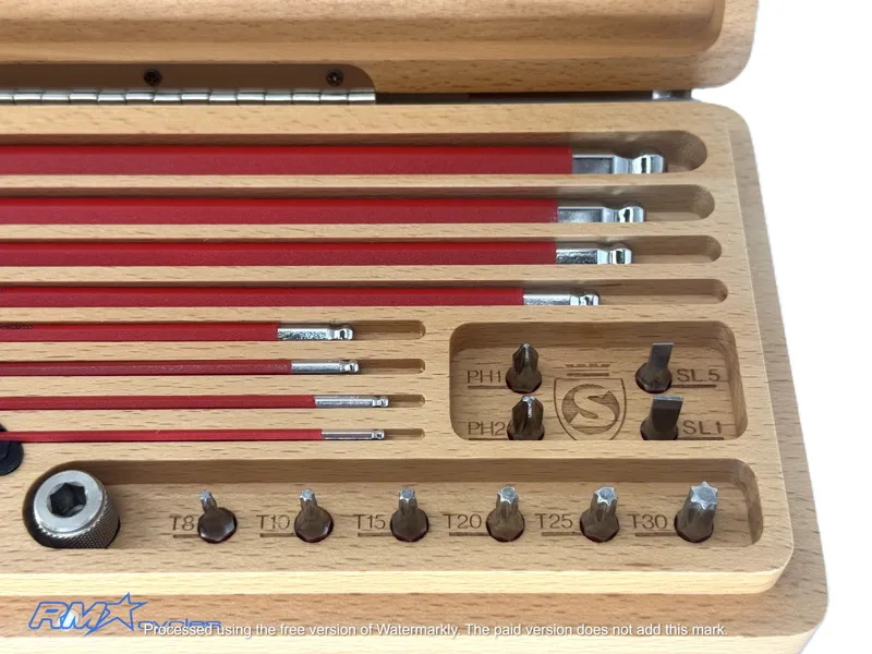 Silca - HX - One Home Essentials tool drive kit in wood box-1