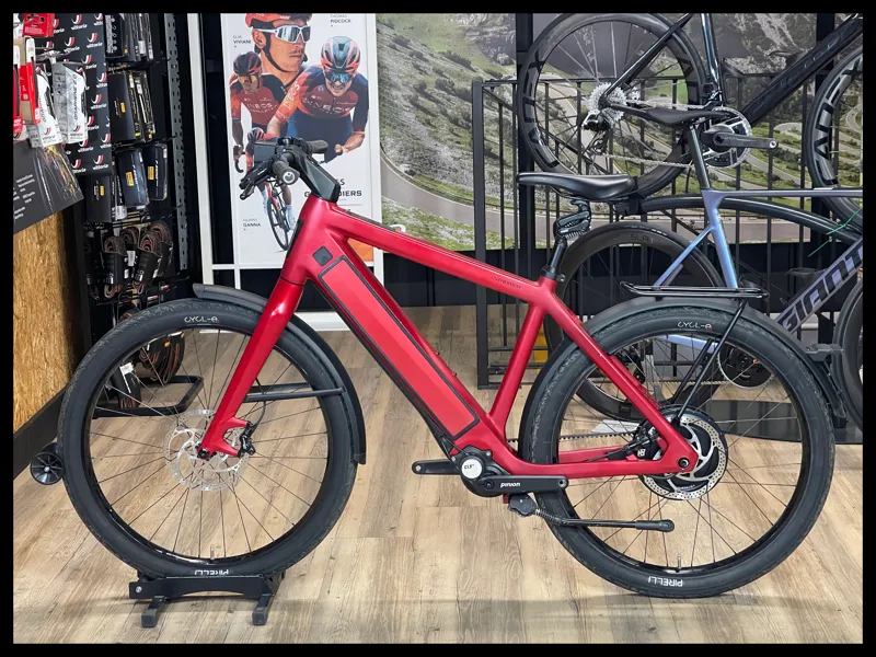 Stromer ST3 Pinion Pedelec Bike Imperial Red Large 2023 Approved Used-1