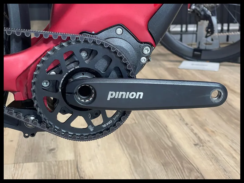 Stromer ST3 Pinion Pedelec Bike Imperial Red Large 2023 Approved Used-3