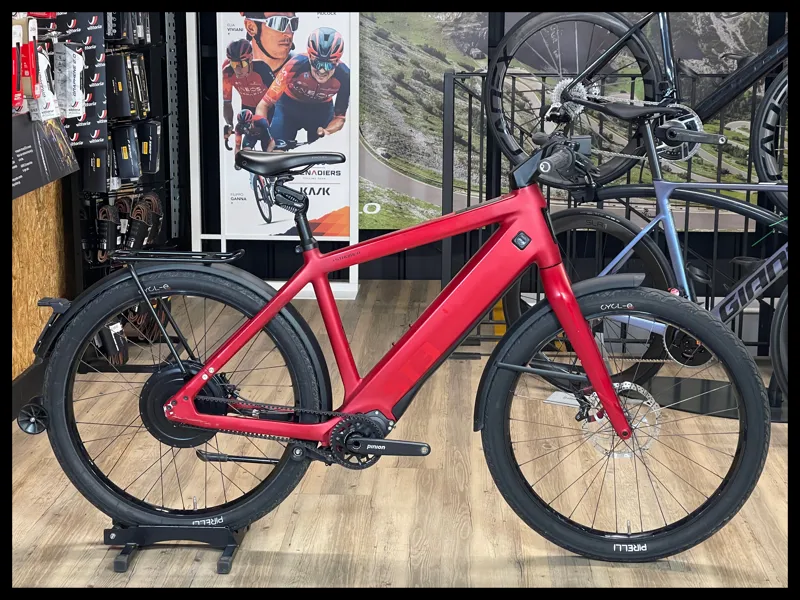 Stromer ST3 Pinion Pedelec Bike Imperial Red Large 2023 Approved Used