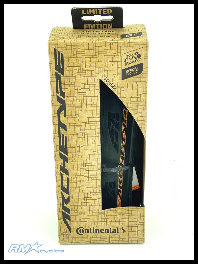 Continental Archetype Foldable Road Tyre TDF 25: BLACK 700x30c-1
