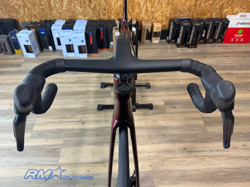 Trek Madone SLR 7 Gen 8 Road Race Bike In Carbon Red Smoke-9