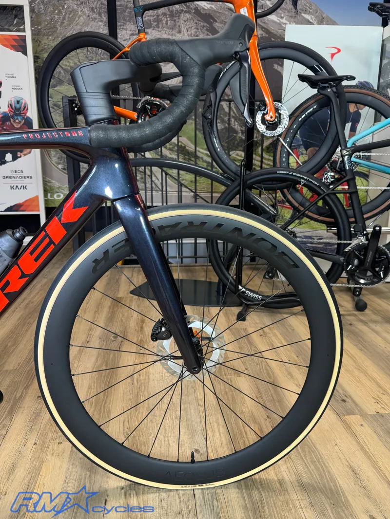 Trek Madone SLR 7 Gen 8 Road Race Bike In Carbon Red Smoke-2