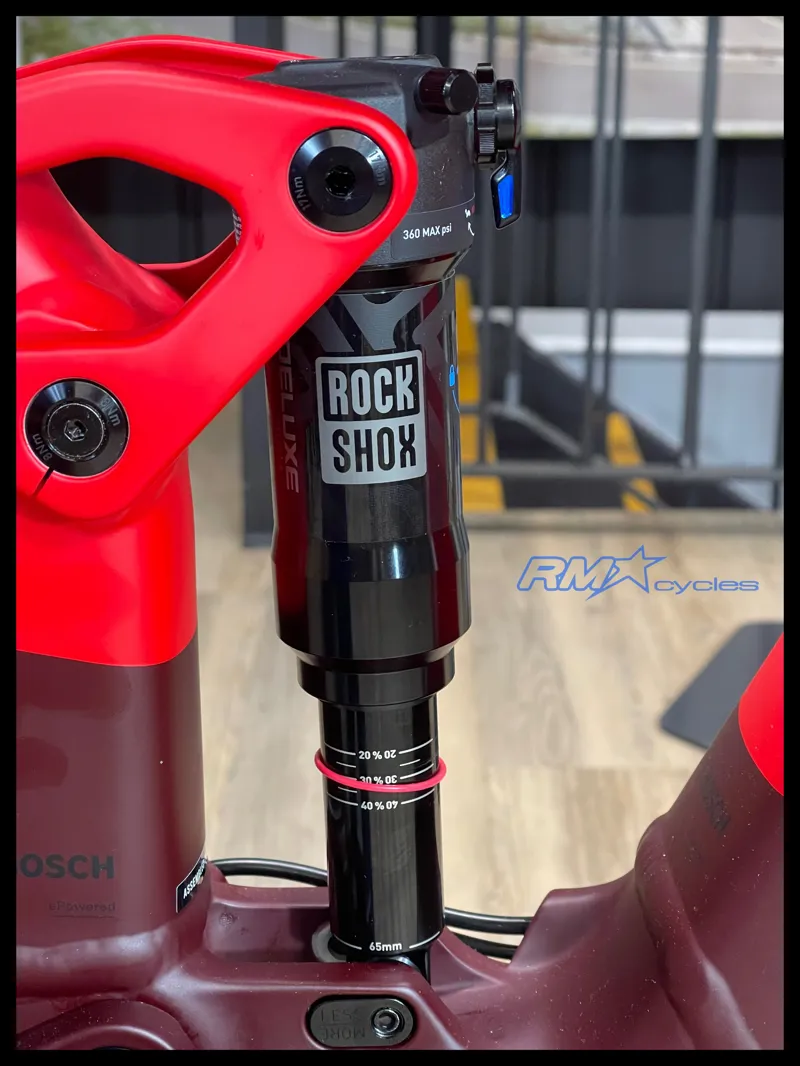 Trek Rail+ 5 Gen 5 Electric Mountain Bike In Viper Red-6