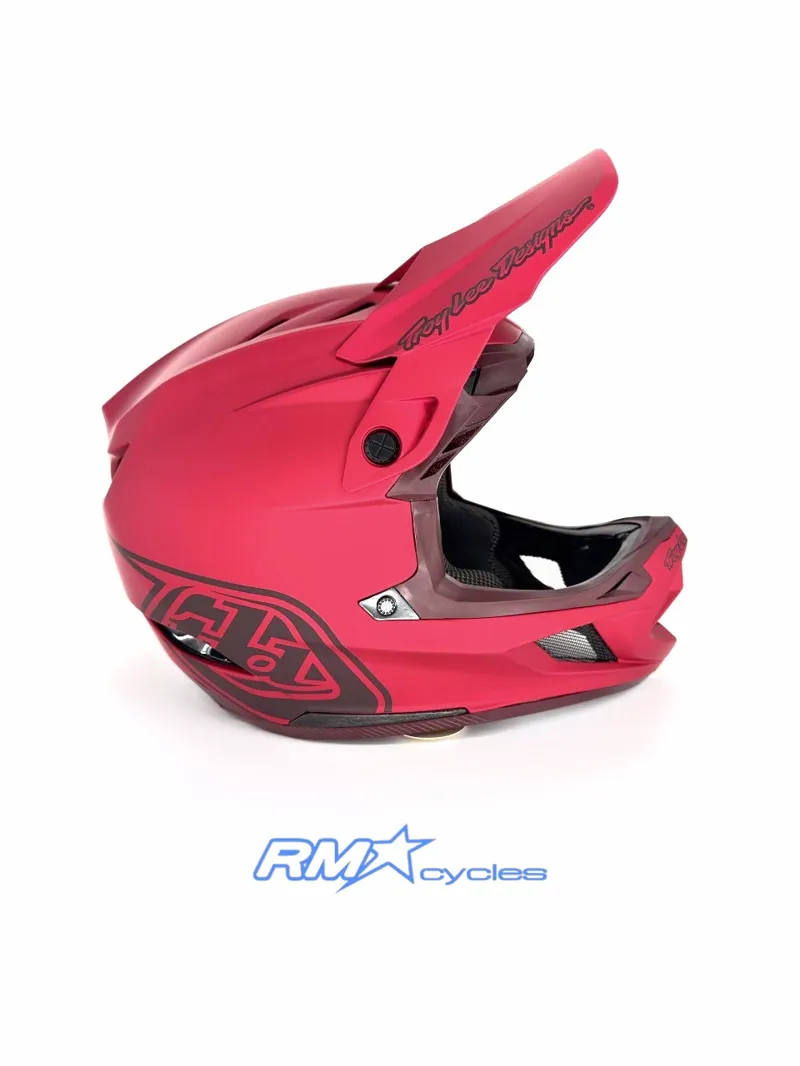 Troy Lee Designs D4 Composite Helmet Stealth Red Medium / Large-1