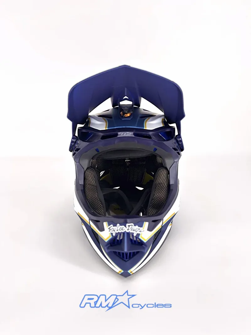 Troy Lee Designs D4 Composite Matrix Blue Medium / Large-1