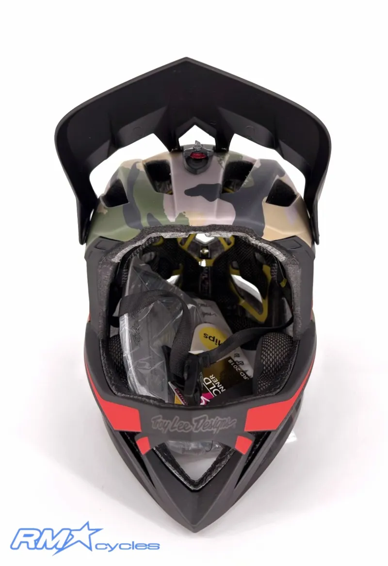 Troy Lee Designs Stage Helmet Signature Camo Green Medium/ Large-1