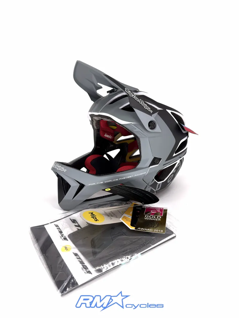 Troy Lee Designs Stage Helmet Valance Grey Medium / Large