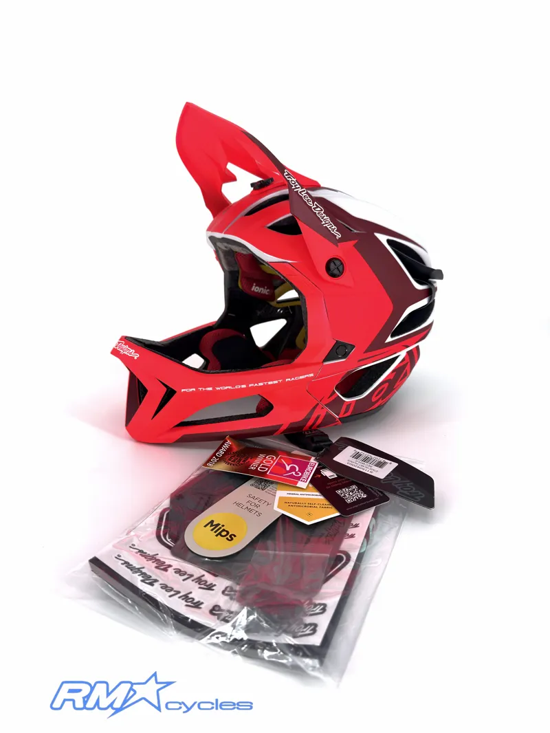 Troy Lee Designs Stage Helmet Valance Red Medium / Large