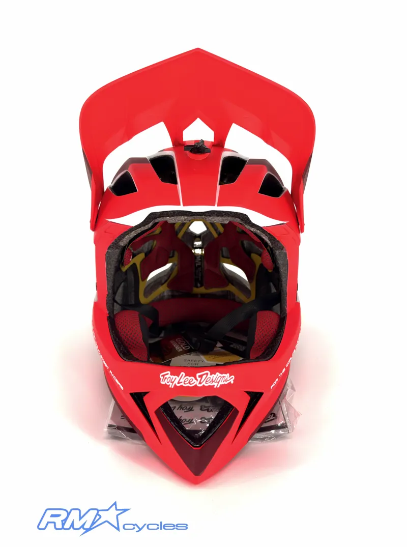 Troy Lee Designs Stage Helmet Valance Red Medium / Large-1