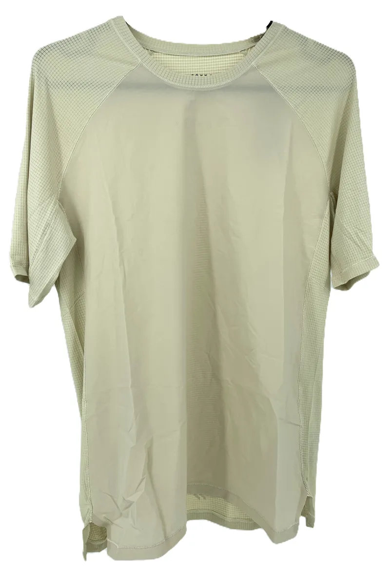 Fohn Trail Lightweight Tech Tee Size Medium Pumice Stone