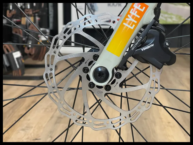 Kinesis Lyfe Equipped Stagger Hybrid E-City Electric Bike Beige Large 2022-6