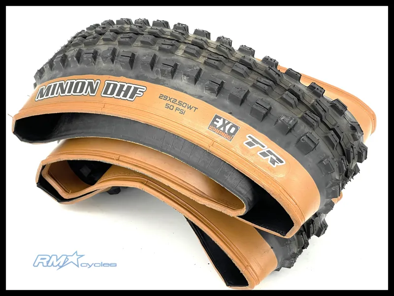 MAXXIS MINION DHF 29 x 2.5 60TPI SIDEWALL TANWALLEXO/TR