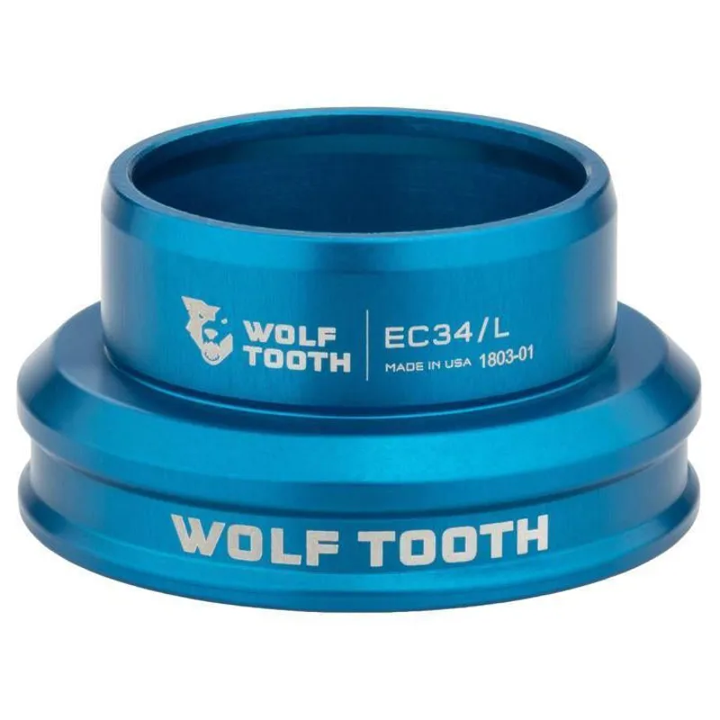 Wolf Tooth Performance EC34/30 External Cup Headset in Blue-2