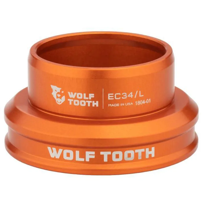 Wolf Tooth Performance EC34/30 External Cup Headset in Orange-2