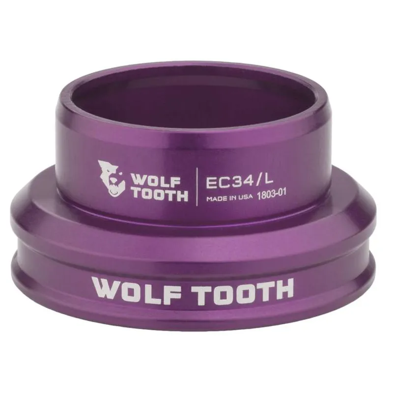 Wolf Tooth Performance EC34/30 External Cup Headset in Purple-2