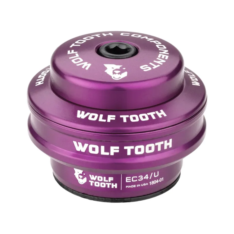 Wolf Tooth Performance EC34/30 External Cup Headset in Purple-1
