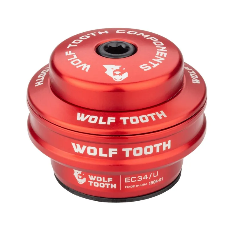 Wolf Tooth Performance EC34/30 External Cup Headset in Red-1