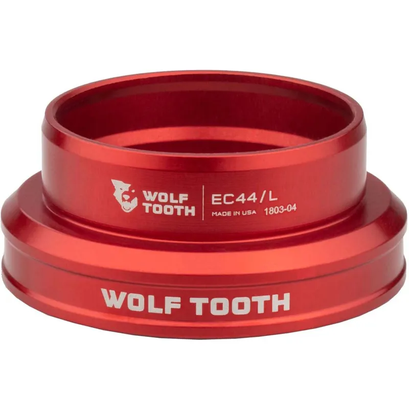 Wolf Tooth Precision EC Headset 44/40 External Cup in Red-4