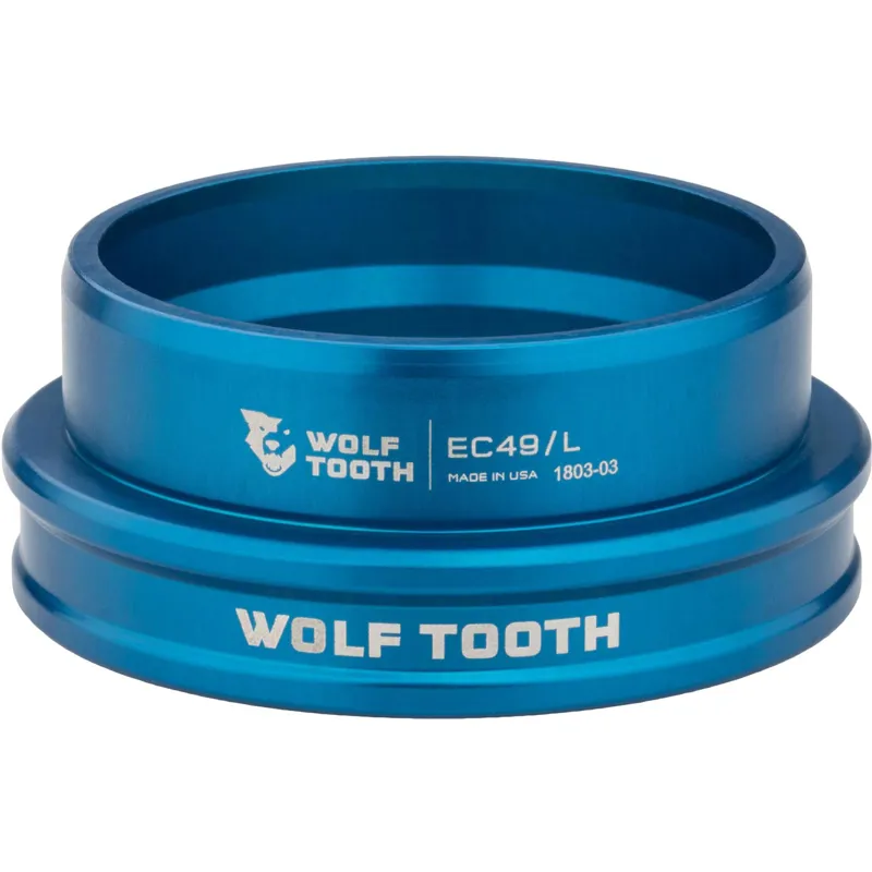 Wolf Tooth Precision EC Headset 44/40 External Cup in Blue-5