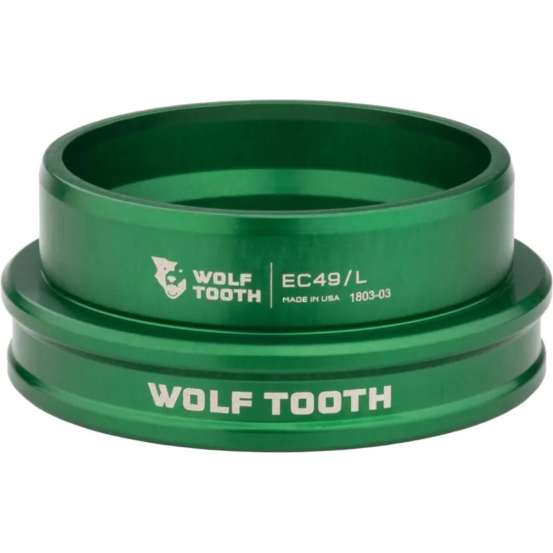 Wolf Tooth Precision EC Headset 44/40 External Cup in Green-5